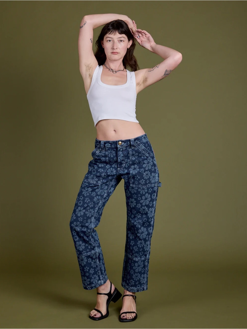 Big Bud Press Mid Rise Carpenter Jeans - Lazy Daisy Size 2XL